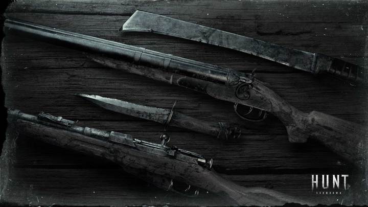 [2560x1440] Hunt: Showdown Weapon Desk Wallpaper